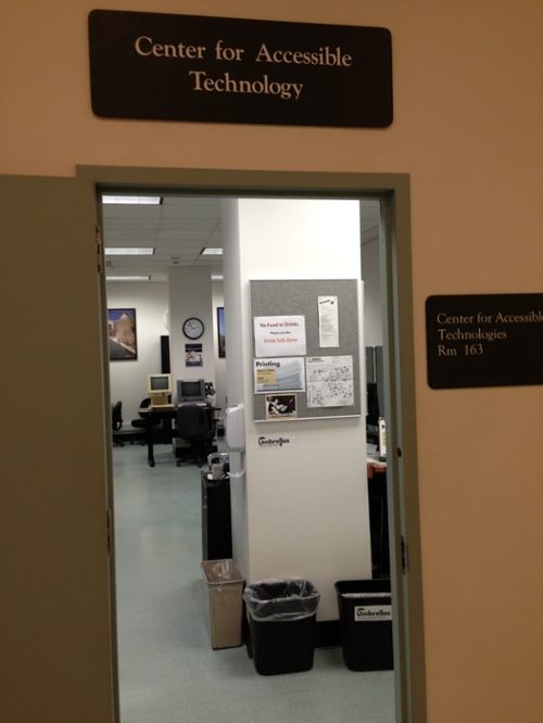 Center for Accessible Technology entrance